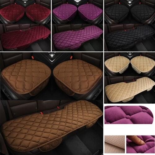 3PCS Car Seat Cover Car Seat Protects AUTOYOUTH Auto Accessories For Office Home Chair For skoda octavia 2 mercedes w211 Brown