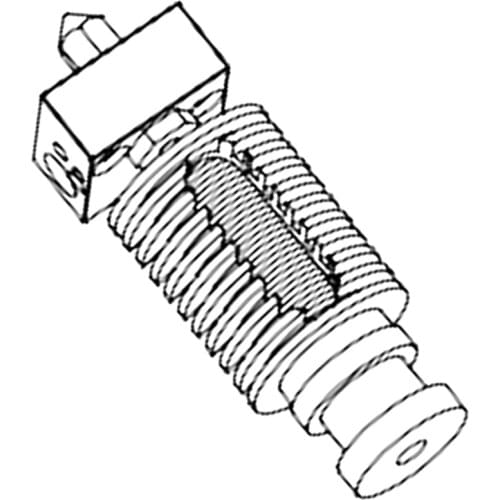 Extrusion Head Dragon Hotend V2.0 Super Precision 3D Printer for V6 Hotend for TITAN BMG Direct drive Bowden