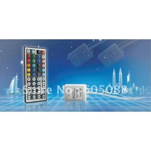 44-key rgb led ir controler infrared remote lamp dimming DC12v with jump/gradual color changing mode 5pcs/lot DHL free shipping