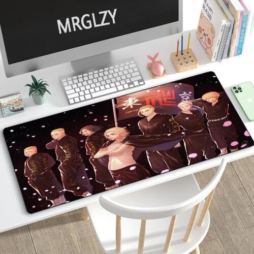 40*90cm Multi-size XXL Mouse Pad Carpets Anime Tokyo Revengers Mousepads Large Keyboard MouseMat Mousepad Desk Mats for Laptop