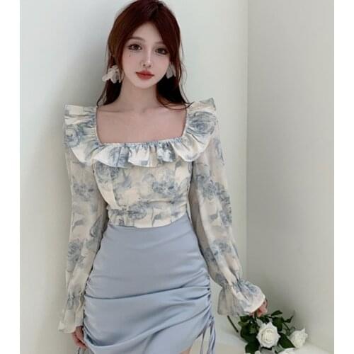 Блузки с воланом LORDWEY China At AliExpress