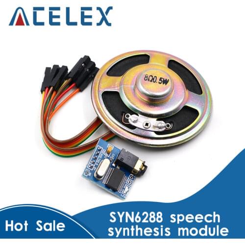 SYN6288 speech synthesis module, text to speech, TTS pronunciation Live