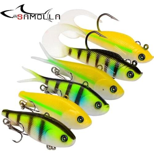 Soft Fishing Lure Swimbait Weights 16.5g/9cm Bass Fishing Tackle Bait Soft Plastic Lures Pesca Grub Type Saltwater Lures Striped