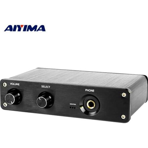 AIYIMA USB Decoder Board 96KHZ PCM5100 DAC Optical Fiber Digital to Analog RCA L/R Converter Stereo Headphone Amplifier