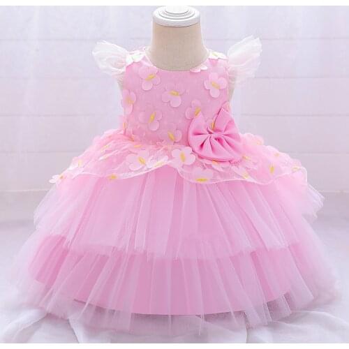 Summer Dress Kids Casual Wear White Wedding Party Dress Teenager Girl Cothing Lace Princess Dress Baby Girl Clothes