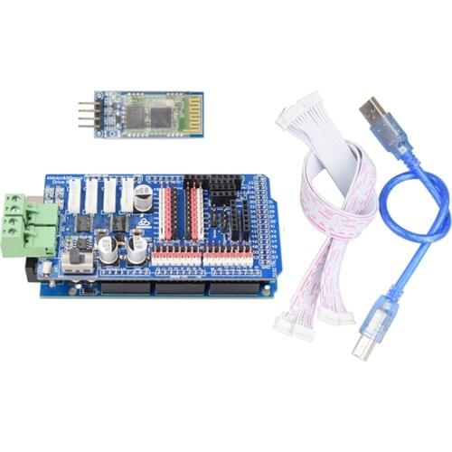 Bluetooth APP RC Remote Control for Arduino Robot 4WD Mecanum Wheel Cars Robotics Learning Kit Educational Project Stem Toys