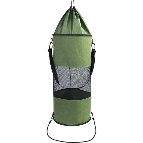 Boat Trash Bag Portable Mesh Trash Storage Bag for Boat, Kayak, Camper, Golf Cart, RV Universal Trash Container