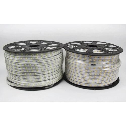 SMD 5730 AC220V LED Strip Flexible 120leds/m Waterproof Tape LED Light 20M 30M 40M 50M 60M 70M 80M 90M 100M