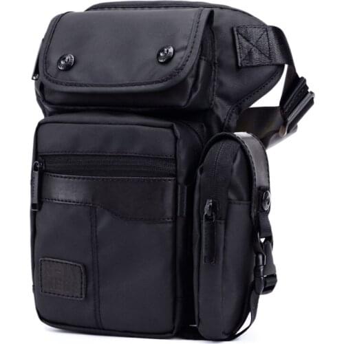 Men Drop Leg Bags Waist Fanny Pack Travel Oxford Multi-purpose Cross Body Shoulder Motorcycle Ride Hip Bum Belt Bags