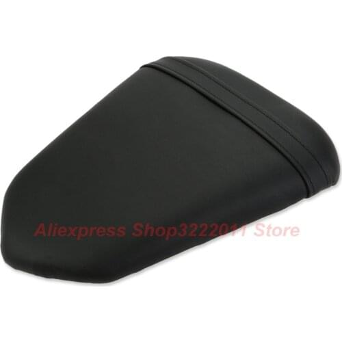 Motorcycle Rear Leather Pillion Passenger Seat Black Back Cusion Cover For Yamaha YZF-R1 YZF R1 2007 2008