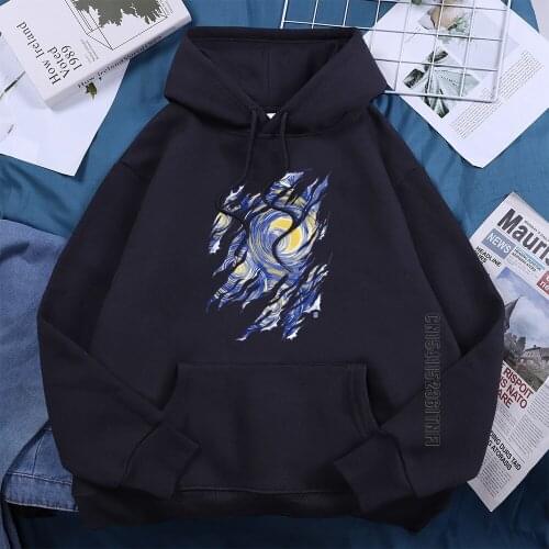 Aesthetic Beautiful Moon Woman Hooded 2021 Spring Gothic Hoodies Printed Harajuku Loose Hoody Hip Hop Woman Streetwear