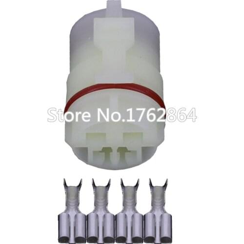 Female 4 Pin 6.3mm Automotive Automobile Housing Connector DJ70419-6.3-21
