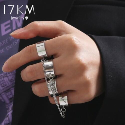 17KM Women's Silver Rings