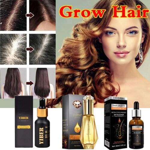 30ml Hair Growth Essential Oil Anti Hair Loss Product Natural Hair Regrowth Fast Thicker Treatment Preventing Baldness Hair Care