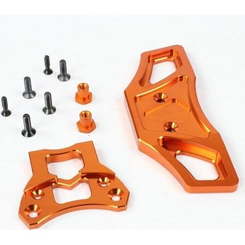 CNC precision machining all metal front bumper bracket for ROVAN ROFUN KM HPI BAJA 5B
