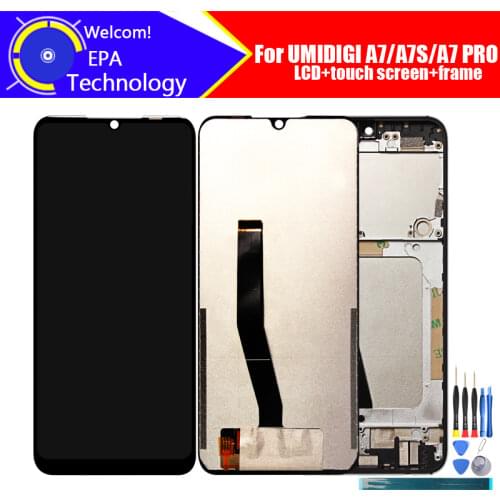 UMIDIGI A7 PRO LCD Display+Touch Screen Digitizer+Frame Assembly 100% Original LCD+Touch Digitizer for UMIDIGI A7 A7S