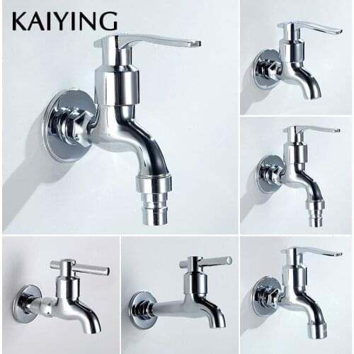 KAIYING Brass Decorative Outdoor Faucet Garden Bibcock Tap Bathroom Washing Machine Faucet Toilet Mop Pool Taps