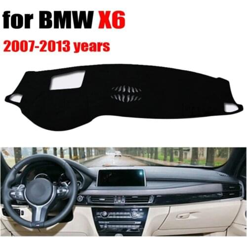 Car dashboard covers for BMW X6 High configuration 2007-2013 Left hand drive dashmat pad dash cover auto dashboard accessories
