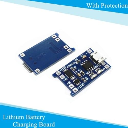 Official DOIT 5V Micro USB 1A 18650 Lithium Battery Charging Board With Protection Charger Module