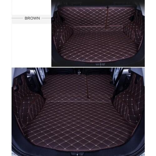 PE+XPE+ non slip material no odor customized wholy surrounded waterproof car trunk mats for Audi A4L/A6L/A3