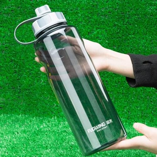 BPA Free 1000ml/1500ml/2000ml Plastic Bottles For Water Portable Fitness Sport Water Bottles Drinking For Bottle
