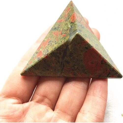 Natural dragon blood Stone Pyramids Healing Egypt Crystal Pyramid