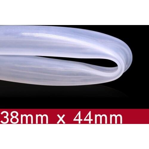 Transparent Flexible Silicone Tube ID 38mm x 44mm OD Food Grade Non-toxic Drink Water Rubber Hose Milk Beer Soft Pipe Connect