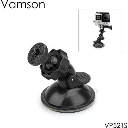Vamson for Gopro Hero 7 6 5 Windshield Mini Suction Cup Car Sucker For gopro Accessories for Xiaomi for YI 4K VP521S
