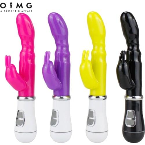 G Spot Vibrator for Women Dual Vibration Silicone Dildo Waterproof Female Vagina Clitoris Massager Sex Toys for Women Adult Toys