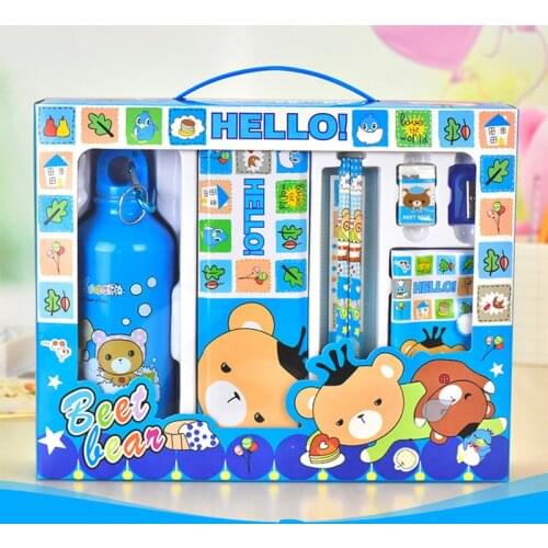 1 Sets Children 's Stationery Set of Pupils School Supplies Festival Gifts for Children 8pcs Installed