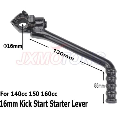 16mm Kick Start Starter Lever For 140cc 150 160cc Chinhese Pit Dirt Motor Bikes Engine Lifan YX YCF SDG SSR