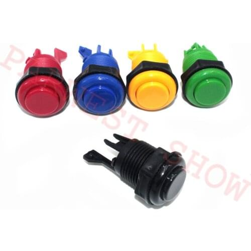 30pcs of 28mm Arcade American Short HAPP style push button with micro-switch for JAMMA arcade DIY Kit Parts