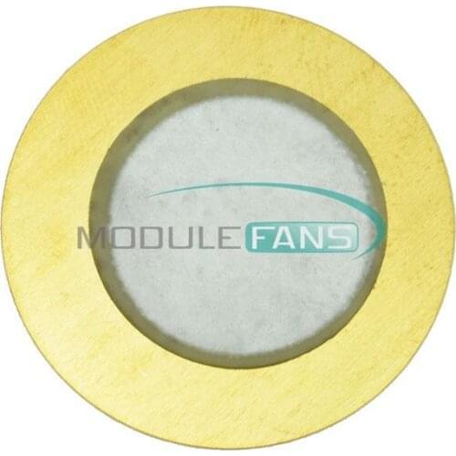 50PCS 15mm Piezo Elements Sounder Sensor Trigger Drum Disc + Wire Copper011175