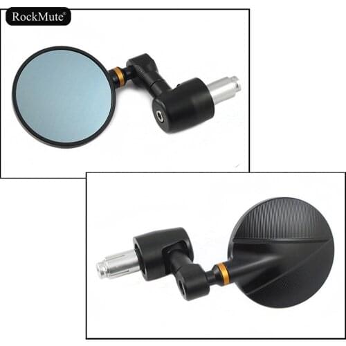 Rear View Side Rearview Mirrors Fit 22mm/28mm Handlebar For Universal Motorcycle Street Sport Bike Retro Cafe Racer CNC Aluminum