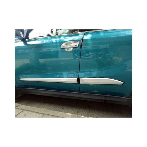 For Suzuki Vitara 2015-2019 4pcs car door body anti-rub decorative strip,scuff protective trim