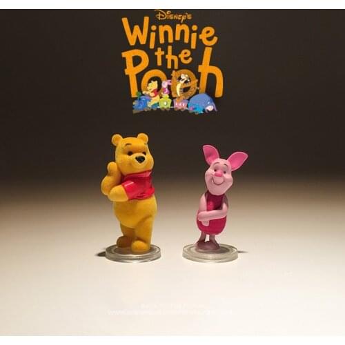 Disney Winnie the Pooh Piglet 4.5-5cm Action Figure Anime Decoration Collection Figurine mini doll Toy model for children gift