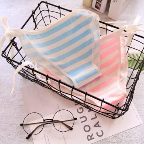 XIXIYIPIN Fashion Colourful Striped Underwear Women Panties Cotton Sexy Letter Thongs for Woman 2021 Summer Lace-up Lady Briefs