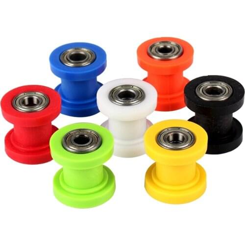 8/10mm Wheel Tensioner Guide Drive Chain Roller Pulley For ATV XR CR CRF Enduro Motorcycle Motocross Pit Dirt Mini Bike
