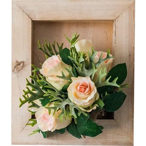 Handmade Farmhouse Coffee Corner Decor Wall Hanging Flower Pot Loft Decor Vintage Wooden Shelf Repisas Christmas Gift E5ZSB