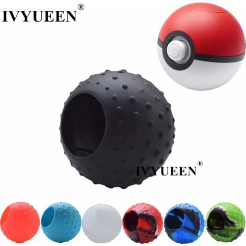 IVYUEEN Anti-slip Silicone Case for Nintend Switch NS Poke Ball Plus Controller Pokeball Protective Skin Cover Accessories