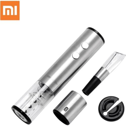 Xiaomi Mijia Wine Stopper/ Wine Decanter / Electric Opener Bottle optional Round Stainless Steel Wine Corks smart original gift