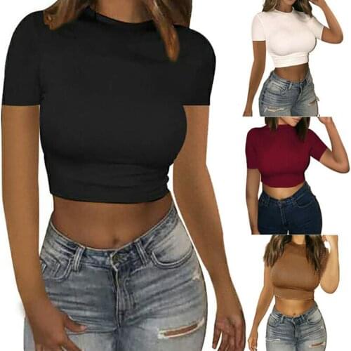 2020 New Yoga Top Seamless Yoga Shirt Short Sleeve Crop Top Women Sport Shirt Gym Women Top Hot Sales#08