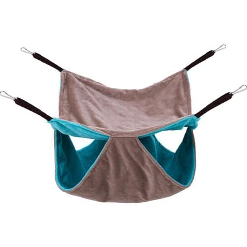 Moisture-proof Soft Texture Pet Hamster Swing Hammock with Buckles Pet Supplies