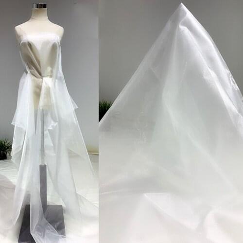 Encrypted styling yarn, hard see-through skirt brace, net yarn, wedding dress, fashion dress, contour cloth, apparel fabric