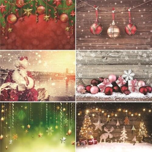 ZHISUXI Vinyl Custom Photography Backdrops Prop Christmas day and Board Photography Background C20422-52