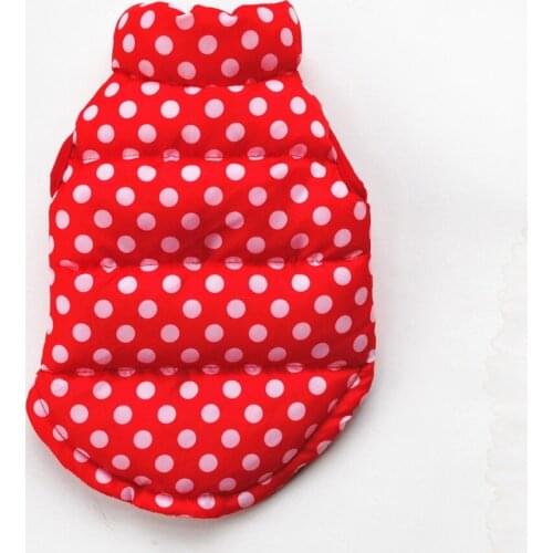 Winter Pet Coat Clothes For Dogs Wave Point Warm Dog Clothes For Small Dogs Christmas Big Dog Coat French Bulldog Pet Clothes