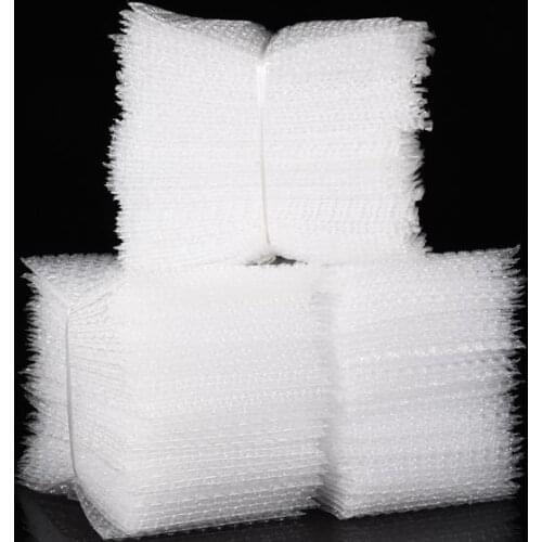 200PCS 100*150mm Plastic Wrap Envelope white Bubble packing Bags PE clear bubble bag Shockproof bag double film bubble bag