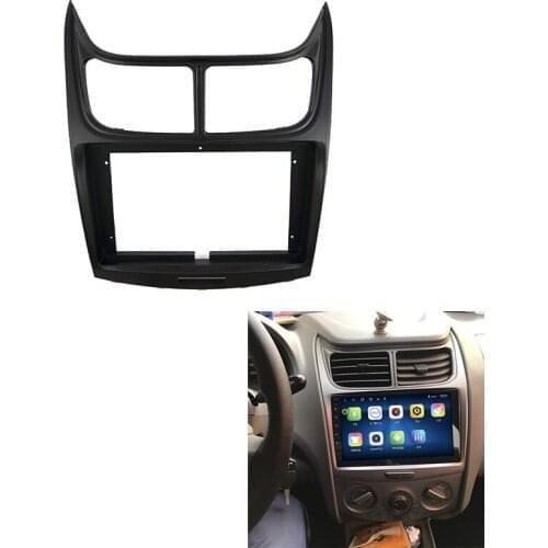 9Inch 2DIN Car Audio Radio Big Screen Fascia Frame Adapter DVD Dash Fitting Panel Frame Kit for Chevrolet Sail 2011