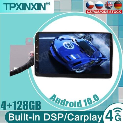 128G Carplay Car Radio 2 Din Stereo Receiver Android 10 For Ford Focus 2019 GPS Player Audio Recorder Head Unit