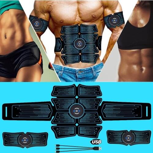 EMS Electric Press Simulator Massager ABS Muscle Abdominal Trainer Sports Gym Home Exercise Fitness Equipment Training Gym Tools